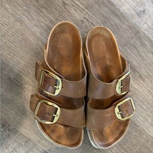 Birkenstock Arizona Big Buckle sandals in oiled leather woman’s 38